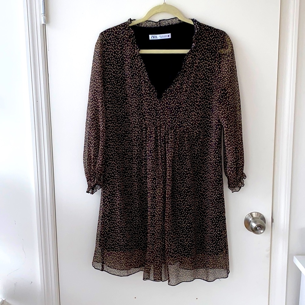 ZARA - chiffon lightweight dress